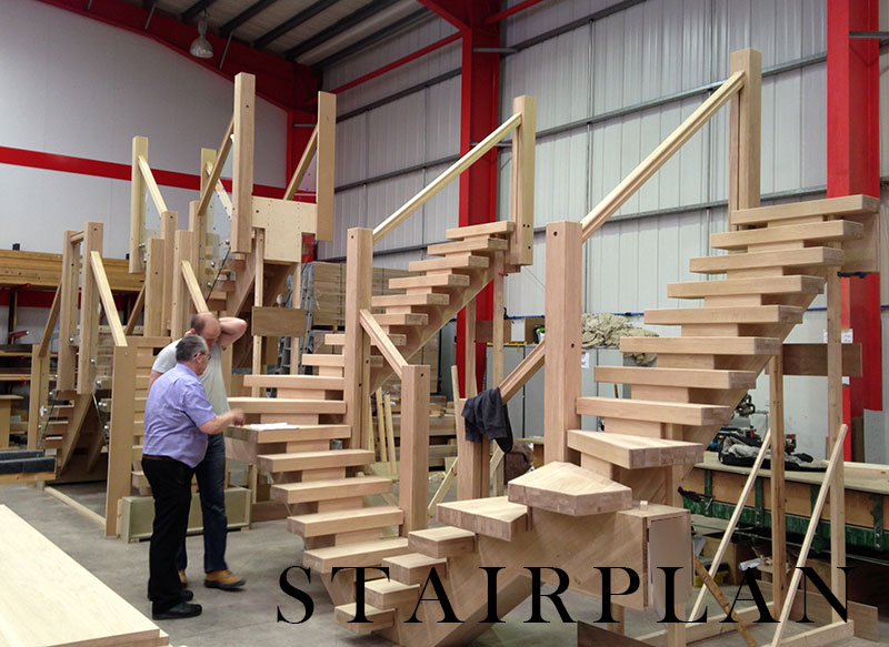 bespoke staircase production factory
