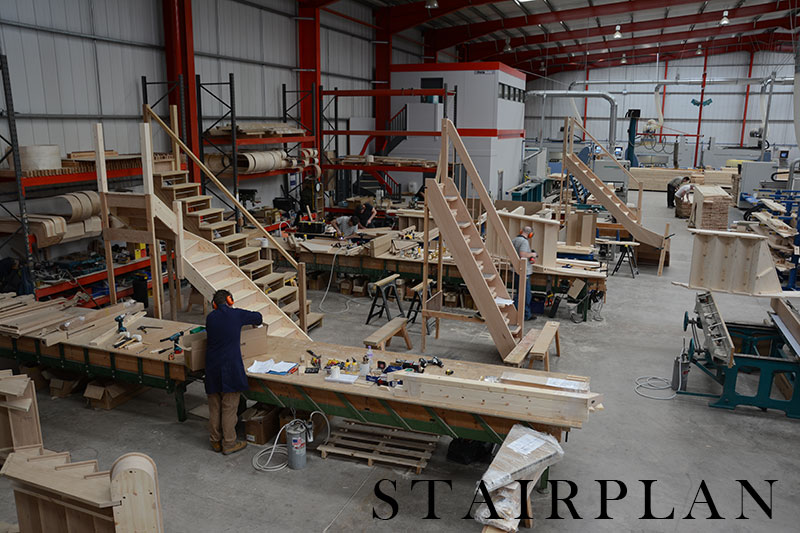 staircase production workshop